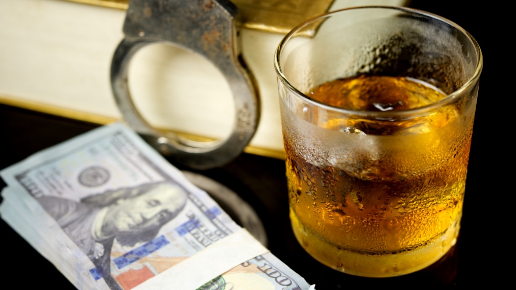 drinking with money